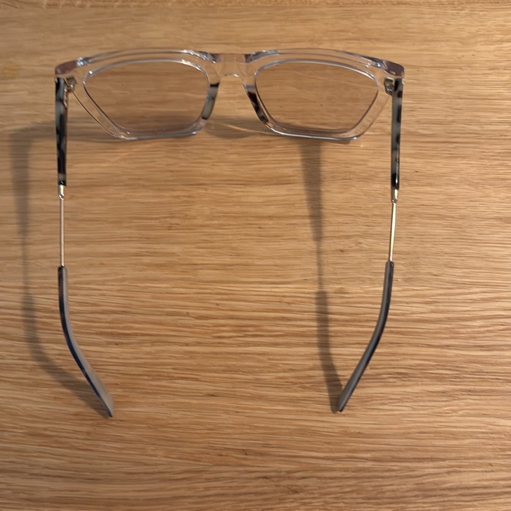 Clear Square Glasses with Black Case - Picture 5 of 10